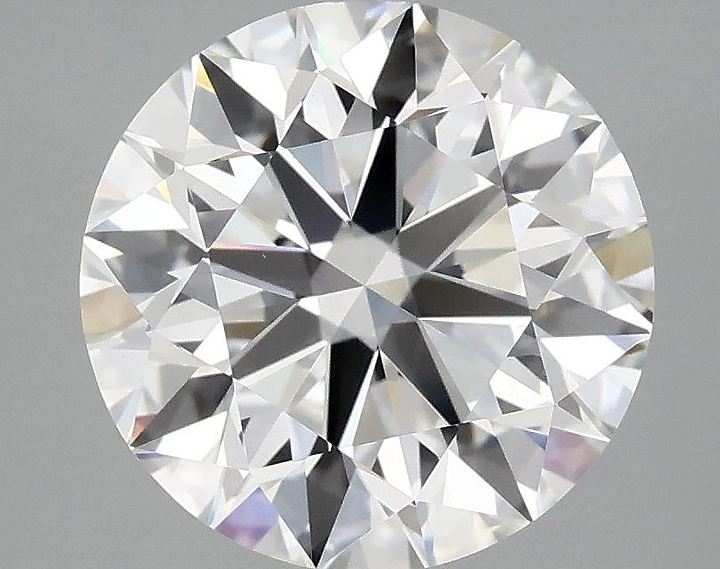 3.09 Carat Round Shaped Excellent Cut VVS2 IGI Certified Lab Grown Diamond