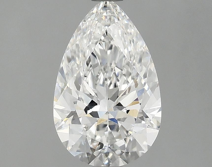1.58 Carat Pear Shaped Ideal Cut VS1 IGI Certified Lab Grown Diamond
