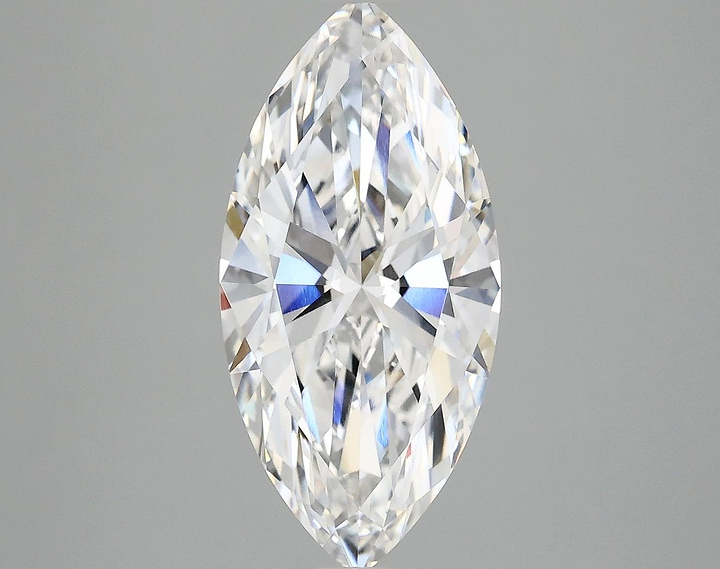 3.03 Carat Marquise Shaped Excellent Cut VVS2 IGI Certified Lab Grown Diamond