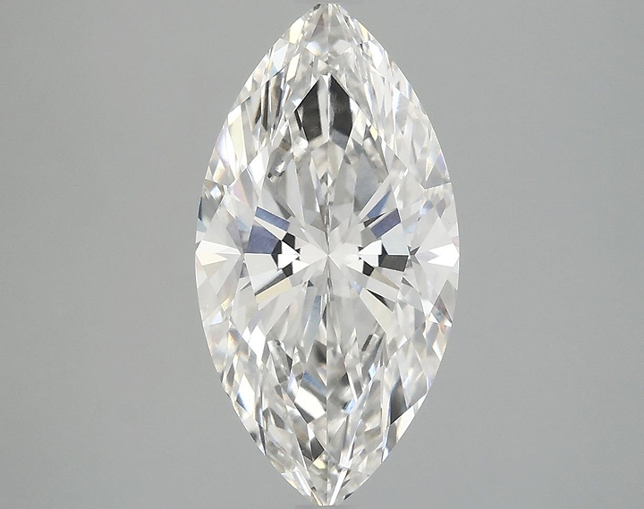 3.06 Carat Marquise Shaped Ideal Cut VVS2 IGI Certified Lab Grown Diamond