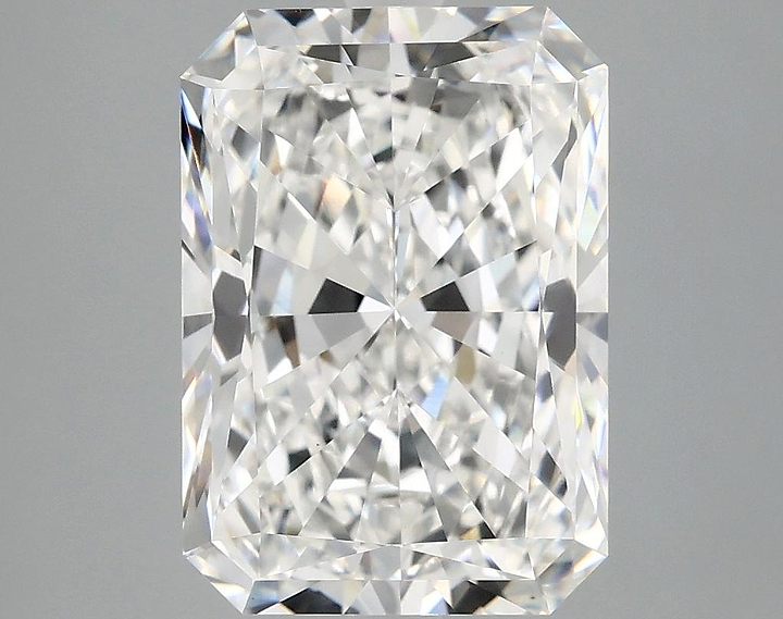 4.96 Carat Radiant Shaped Ideal Cut VVS2 IGI Certified Lab Grown Diamond