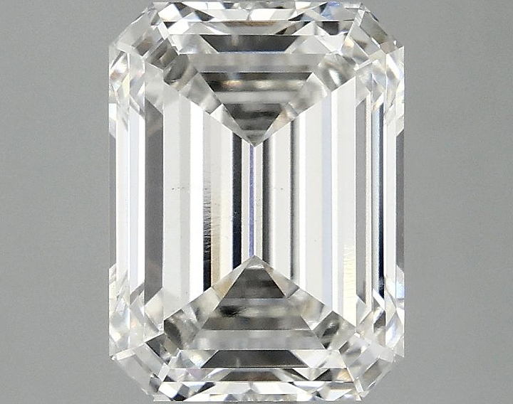 3.03 Carat Emerald Shaped Excellent Cut VS1 IGI Certified Lab Grown Diamond