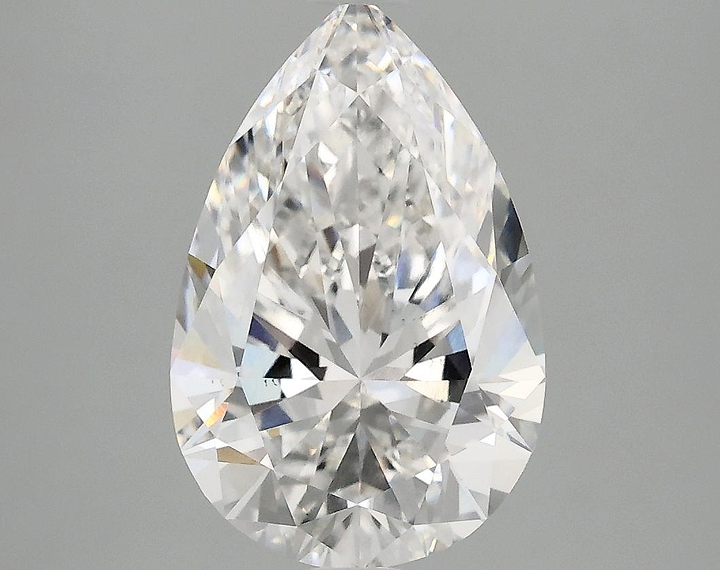 3.09 Carat Pear Shaped Excellent Cut VS2 IGI Certified Lab Grown Diamond