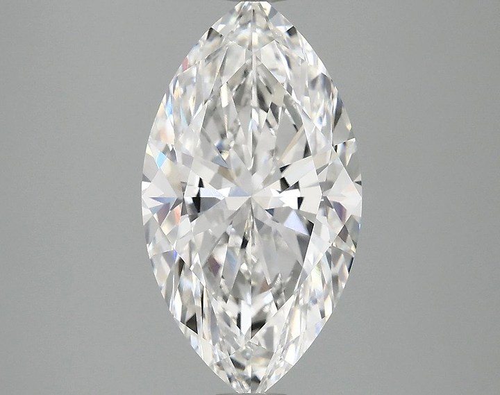 3.14 Carat Marquise Shaped Excellent Cut VVS2 IGI Certified Lab Grown Diamond