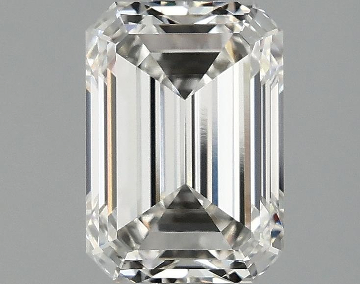 2.08 Carat Emerald Shaped Ideal Cut VVS2 IGI Certified Lab Grown Diamond