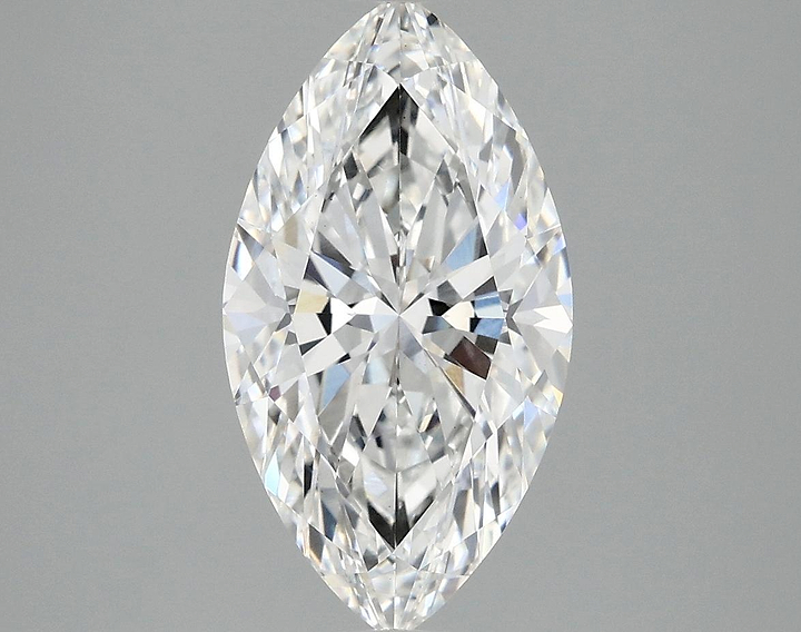 3.07 Carat Marquise Shaped Excellent Cut VVS2 IGI Certified Lab Grown Diamond