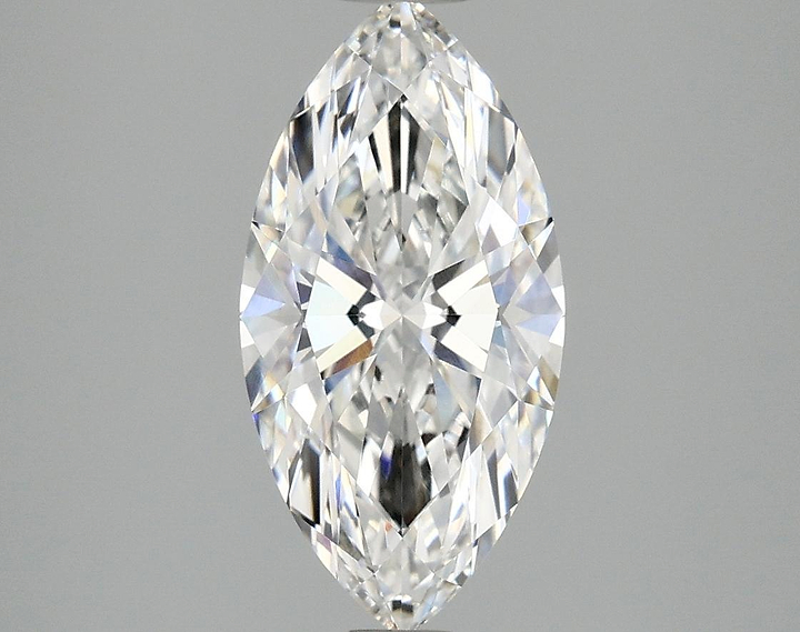 2.09 Carat Marquise Shaped Ideal Cut VVS2 IGI Certified Lab Grown Diamond