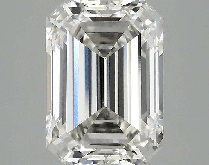 3.1 Carat Emerald Shaped Ideal Cut VVS2 IGI Certified Lab Grown Diamond