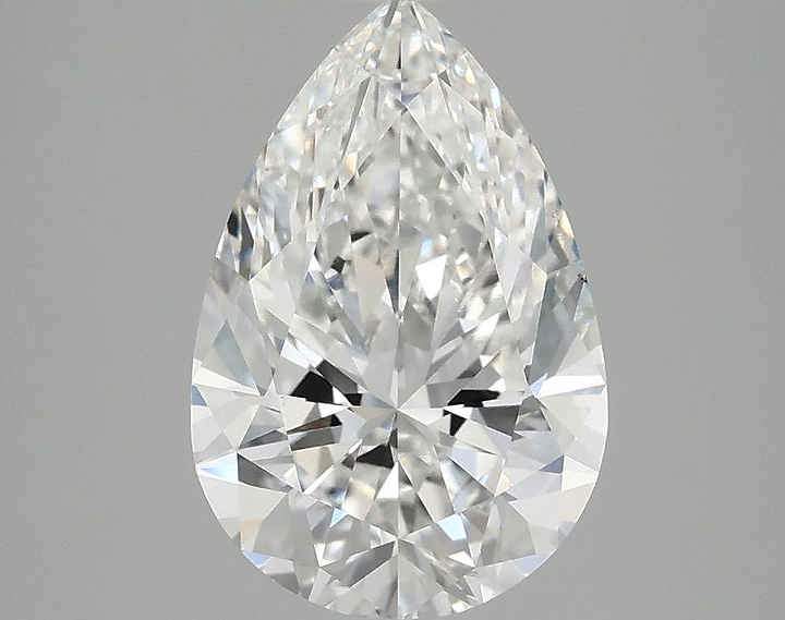 2.58 Carat Pear Shaped Excellent Cut VS1 IGI Certified Lab Grown Diamond
