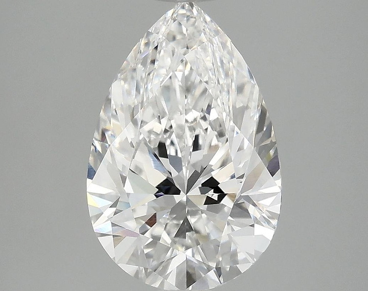 3.04 Carat Pear Shaped Excellent Cut VVS2 IGI Certified Lab Grown Diamond