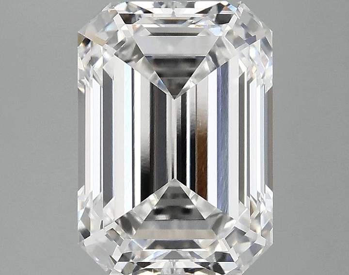 3.42 Carat Emerald Shaped Excellent Cut VS1 IGI Certified Lab Grown Diamond