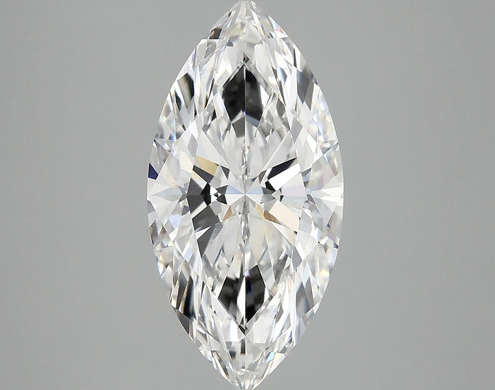 3.09 Carat Marquise Shaped Ideal Cut VVS2 IGI Certified Lab Grown Diamond