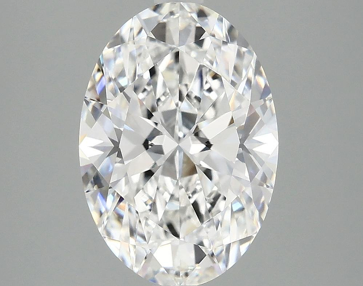 3.08 Carat Oval Shaped Ideal Cut VVS2 IGI Certified Lab Grown Diamond