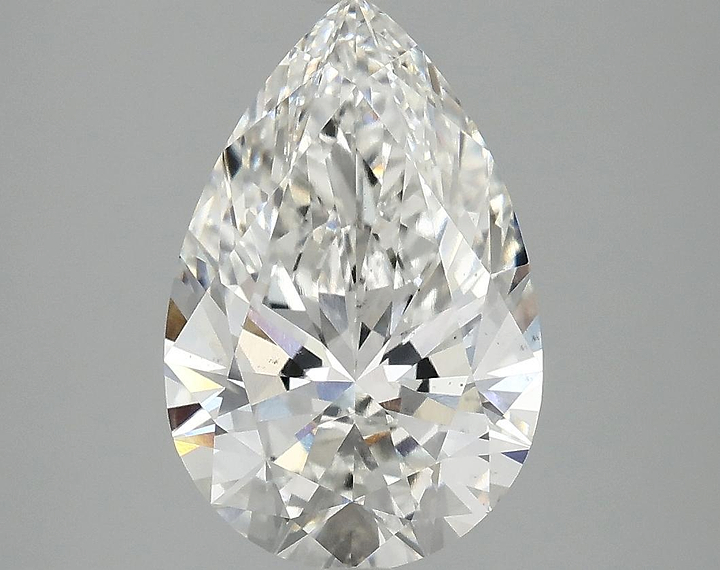 3.05 Carat Pear Shaped Excellent Cut VS2 IGI Certified Lab Grown Diamond