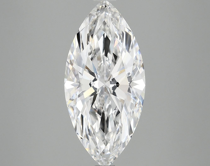 3.1 Carat Marquise Shaped Excellent Cut VVS2 IGI Certified Lab Grown Diamond