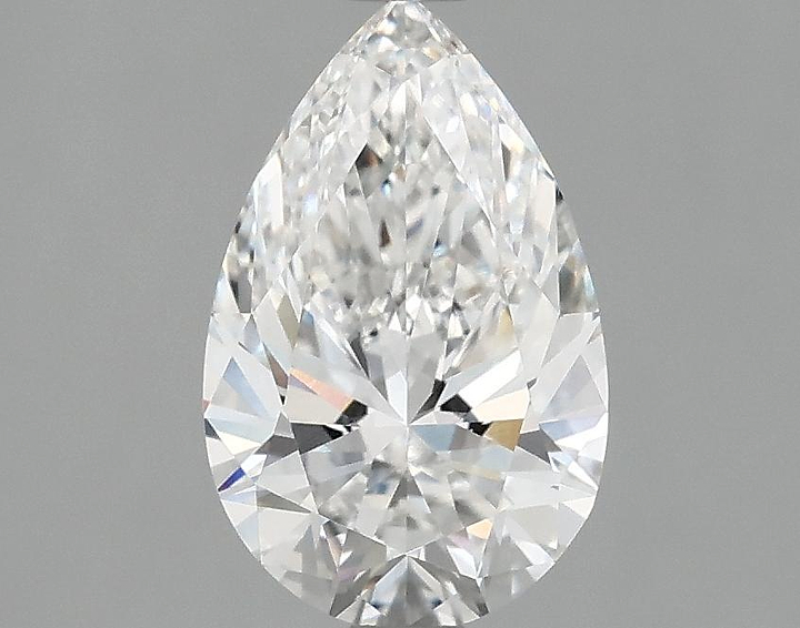 1.6 Carat Pear Shaped Ideal Cut VVS1 IGI Certified Lab Grown Diamond