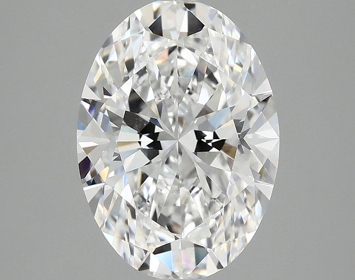3.09 Carat Oval Shaped Ideal Cut VVS2 IGI Certified Lab Grown Diamond