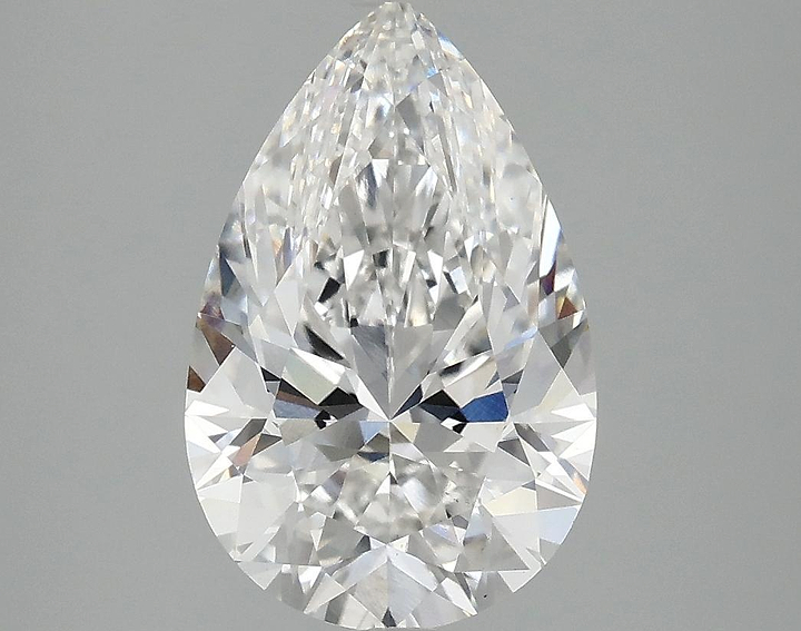 3.07 Carat Pear Shaped Ideal Cut VS1 IGI Certified Lab Grown Diamond
