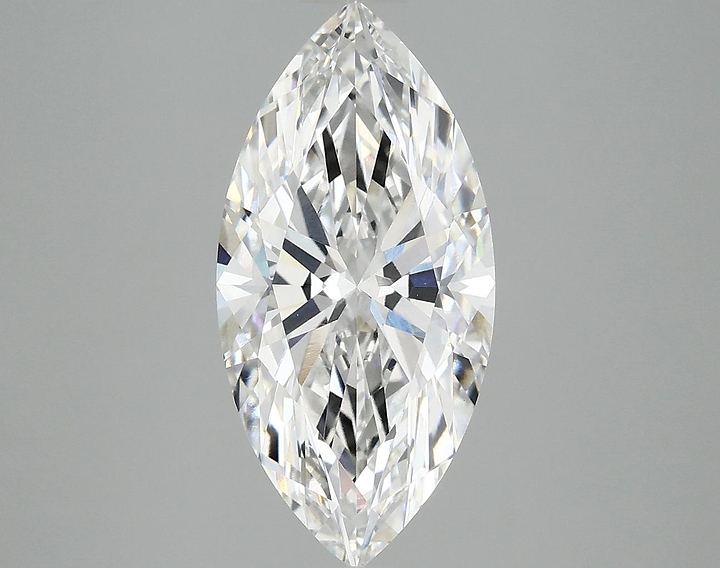 3.09 Carat Marquise Shaped Ideal Cut VVS2 IGI Certified Lab Grown Diamond
