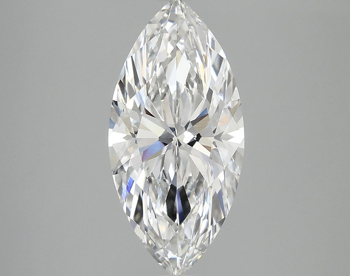 3.02 Carat Marquise Shaped Excellent Cut VVS2 IGI Certified Lab Grown Diamond