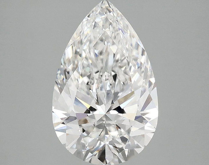 3.08 Carat Pear Shaped Ideal Cut VS1 IGI Certified Lab Grown Diamond