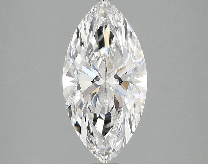 2.09 Carat Marquise Shaped Ideal Cut VVS2 IGI Certified Lab Grown Diamond
