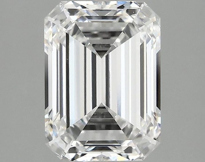 2.09 Carat Emerald Shaped Excellent Cut VVS2 IGI Certified Lab Grown Diamond