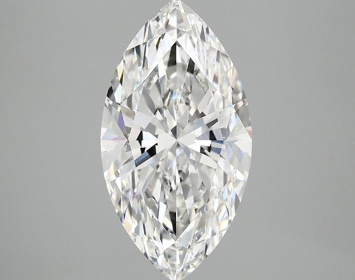 3.08 Carat Marquise Shaped Excellent Cut VVS2 IGI Certified Lab Grown Diamond