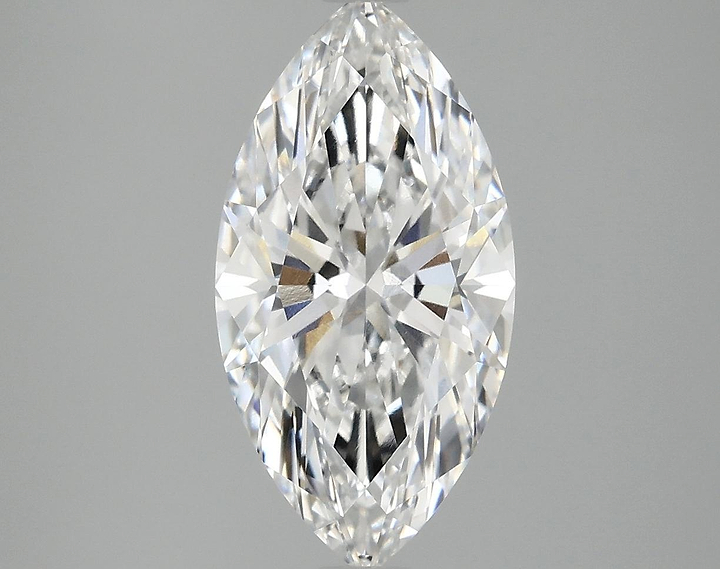 3.09 Carat Marquise Shaped Ideal Cut VVS2 IGI Certified Lab Grown Diamond