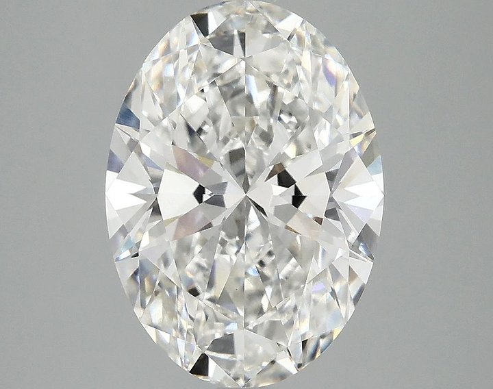 3.77 Carat Oval Shaped Ideal Cut VVS2 IGI Certified Lab Grown Diamond