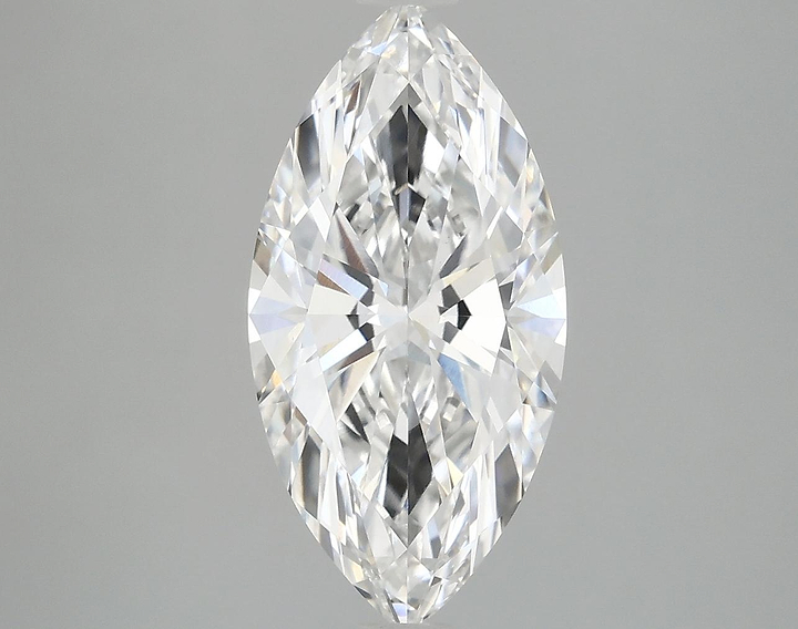 2.97 Carat Marquise Shaped Ideal Cut VVS2 IGI Certified Lab Grown Diamond