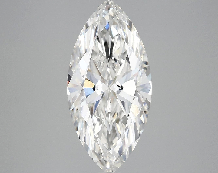 3.02 Carat Marquise Shaped Excellent Cut VVS2 IGI Certified Lab Grown Diamond