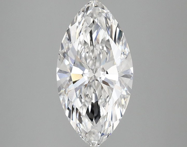 3.03 Carat Marquise Shaped Ideal Cut VVS2 IGI Certified Lab Grown Diamond