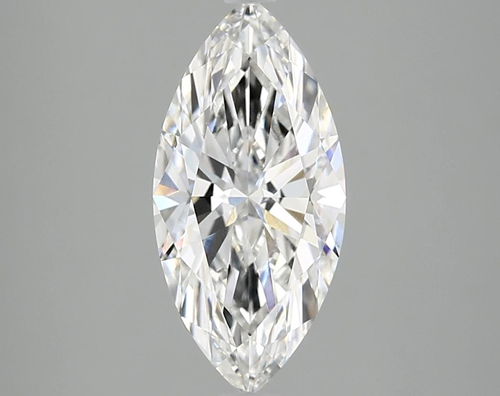 2.08 Carat Marquise Shaped Excellent Cut VVS2 IGI Certified Lab Grown Diamond