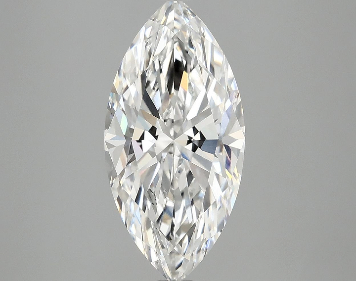 3.02 Carat Marquise Shaped Excellent Cut VVS2 IGI Certified Lab Grown Diamond