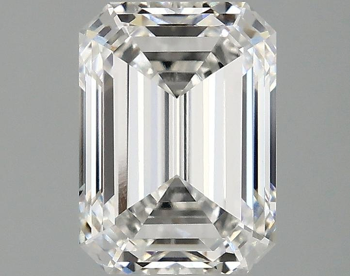 2.02 Carat Emerald Shaped Excellent Cut VVS2 IGI Certified Lab Grown Diamond