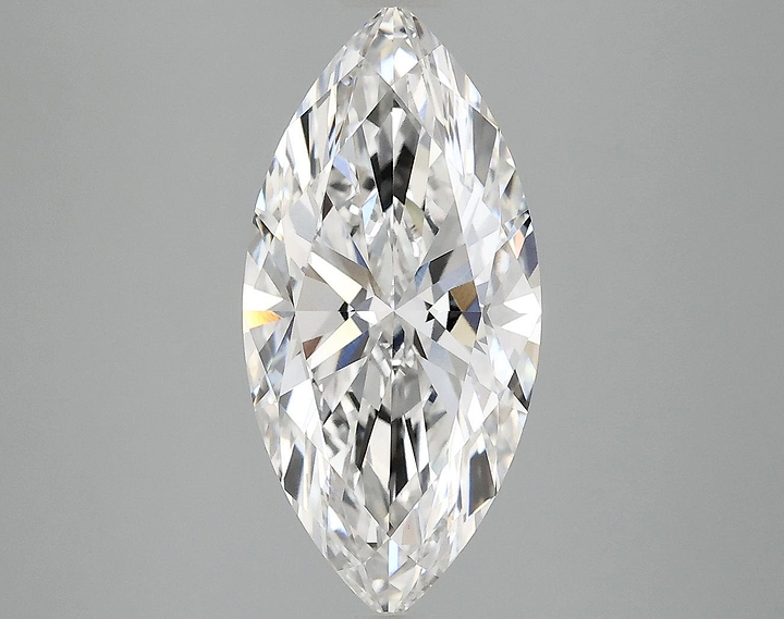 3.06 Carat Marquise Shaped Excellent Cut VVS2 IGI Certified Lab Grown Diamond