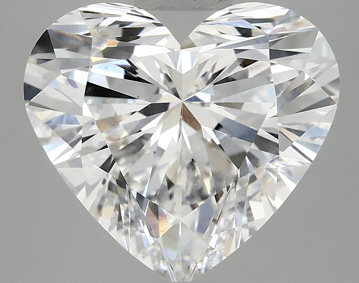 3.87 Carat Heart Shaped Ideal Cut VS1 IGI Certified Lab Grown Diamond