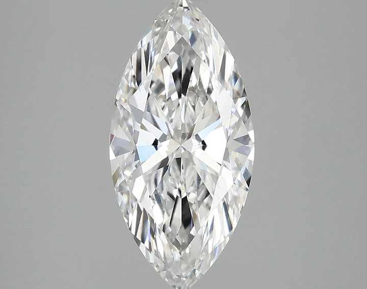 1.93 Carat Marquise Shaped Excellent Cut VVS2 IGI Certified Lab Grown Diamond