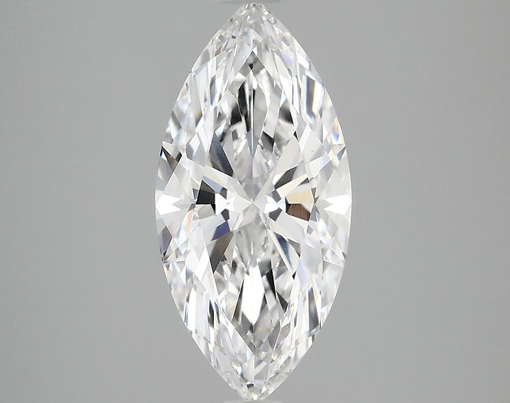 2.1 Carat Marquise Shaped Excellent Cut VS1 IGI Certified Lab Grown Diamond