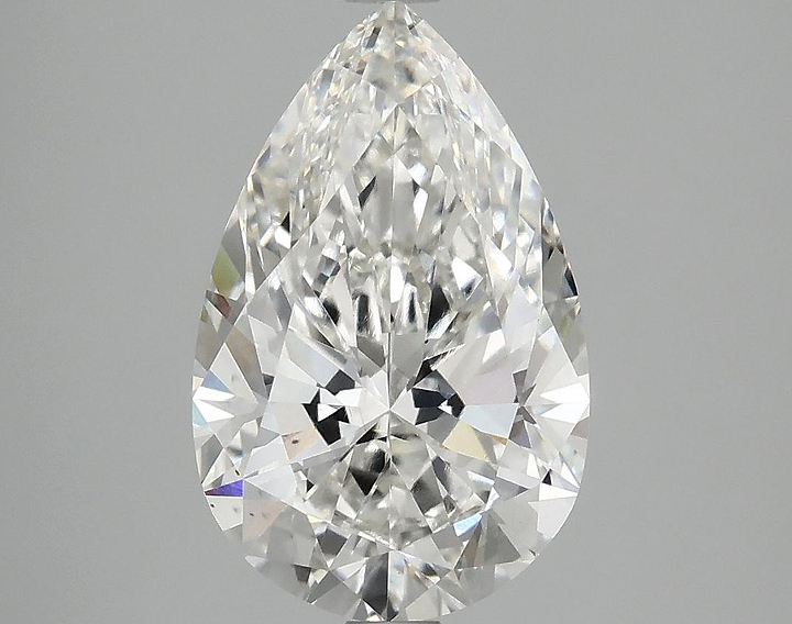 3.03 Carat Pear Shaped Ideal Cut VS2 IGI Certified Lab Grown Diamond