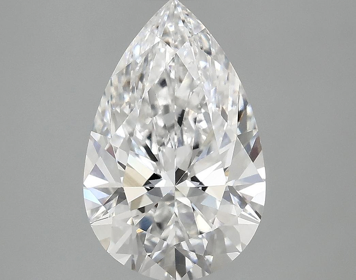 2.97 Carat Pear Shaped Ideal Cut VVS2 IGI Certified Lab Grown Diamond