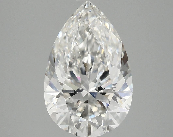 3.08 Carat Pear Shaped Excellent Cut VS2 IGI Certified Lab Grown Diamond
