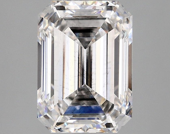 3.06 Carat Emerald Shaped Excellent Cut SI1 IGI Certified Lab Grown Diamond