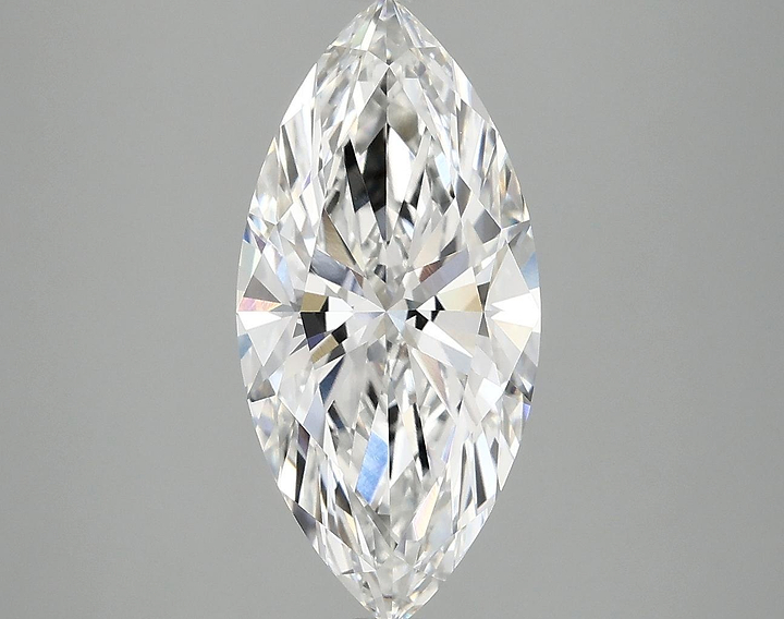 3.05 Carat Marquise Shaped Excellent Cut VVS2 IGI Certified Lab Grown Diamond