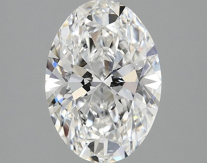 2.1 Carat Oval Shaped Ideal Cut VVS2 IGI Certified Lab Grown Diamond