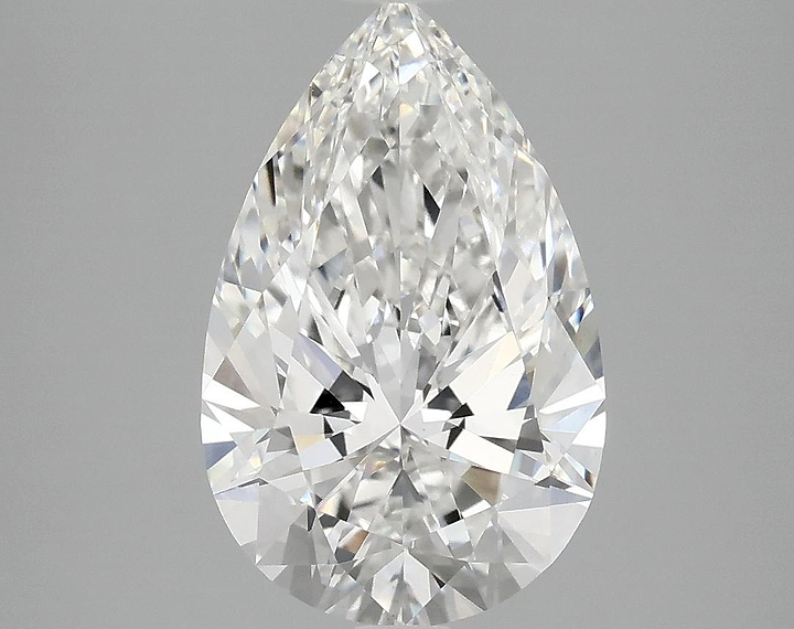 3.1 Carat Pear Shaped Ideal Cut VVS2 IGI Certified Lab Grown Diamond