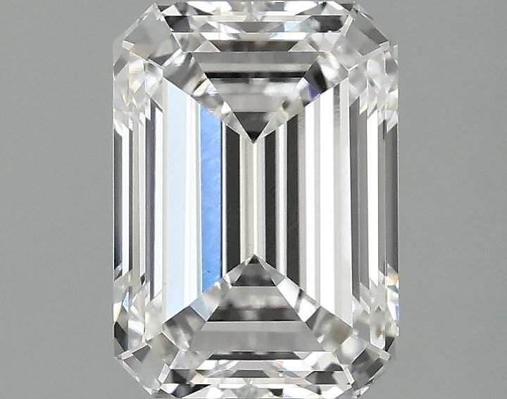 2.09 Carat Emerald Shaped Excellent Cut VVS2 IGI Certified Lab Grown Diamond