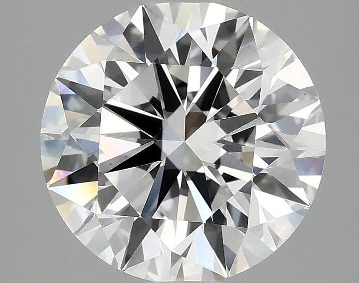3.09 Carat Round Shaped Ideal Cut VS1 IGI Certified Lab Grown Diamond