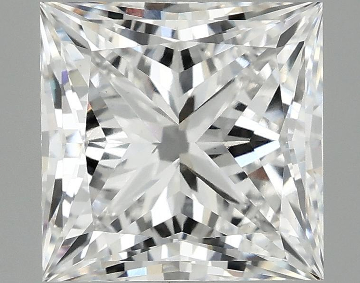 3.84 Carat Princess Shaped Ideal Cut VS1 IGI Certified Lab Grown Diamond